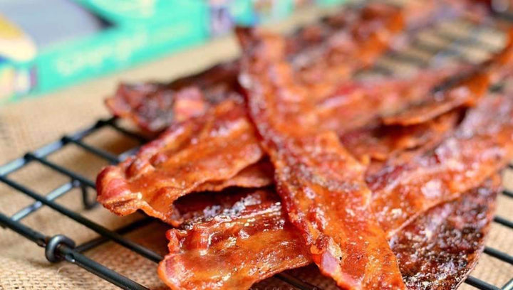 Baked Maple Garlic Bacon