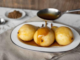 Garam Masala Poached Pears