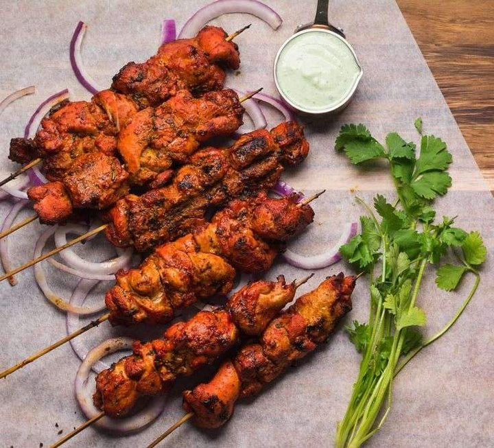 Grilled Tandoori Shish-Kebabs