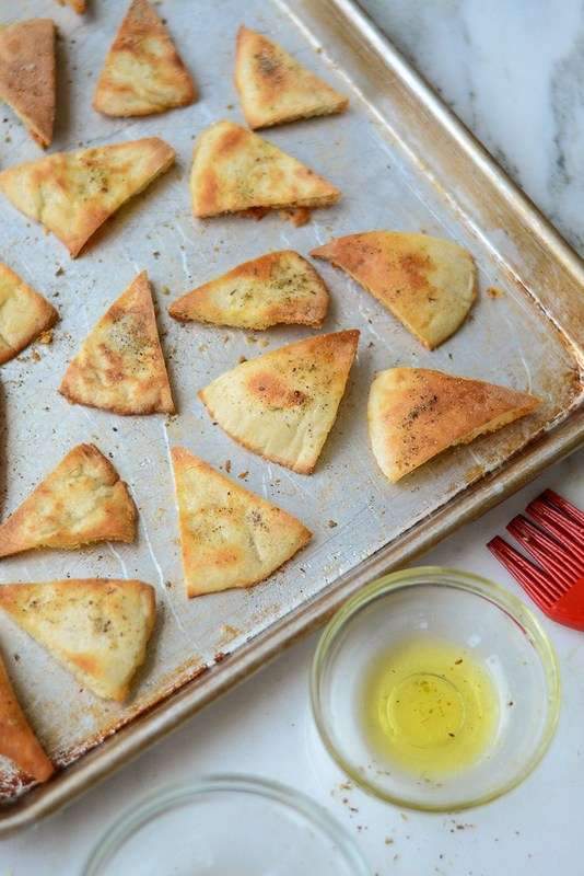 Toasted Pita Triangles