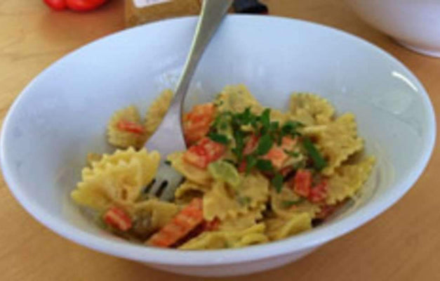 Mediterranean Curry Pasta Salad