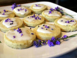 Lavender Sugar shortbread cookies