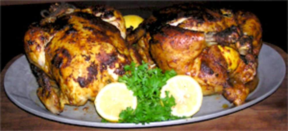 Roasted Organic Chicken with Moroccan Spices