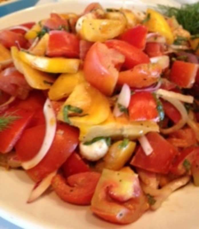 Marilyn's Marinated Tomato Salad