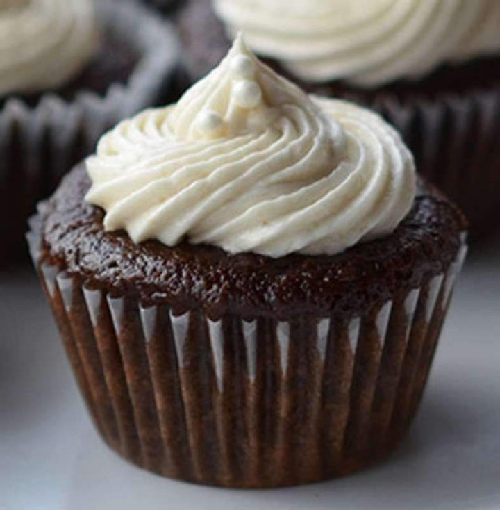 Vegan Basil Chocolate Cupcakes