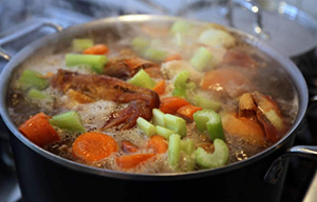 Weekend Turkey Soup Stock
