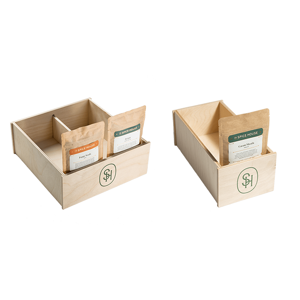 Natural Wood Flatpack Organizer