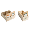 Natural Wood Flatpack Organizer
