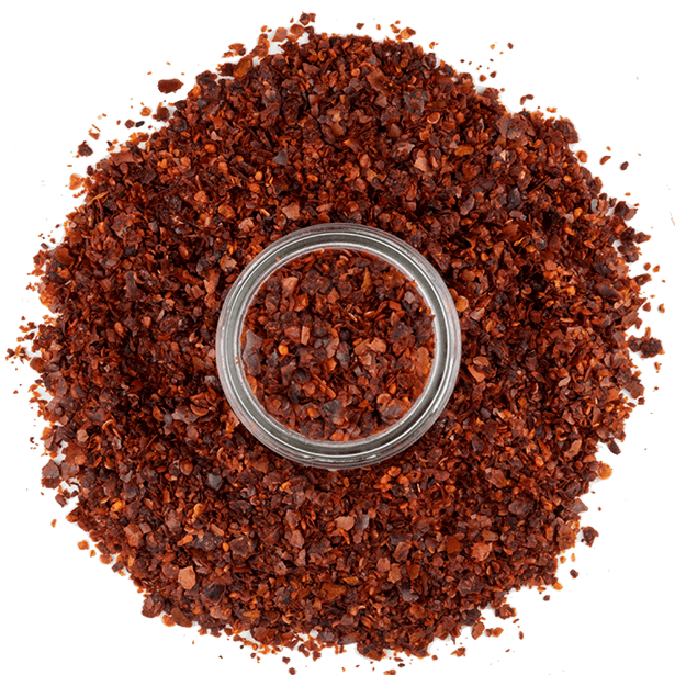 Aleppo Peppers in Jar