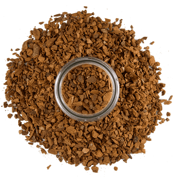 cracked cinnamon overhead