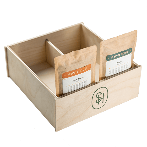 Natural Wood Flatpack Organizer