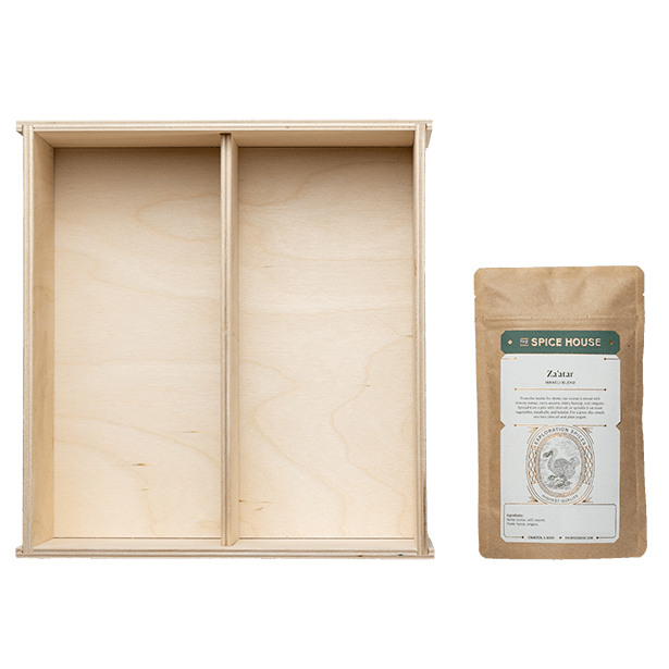 Natural Wood Flatpack Organizer